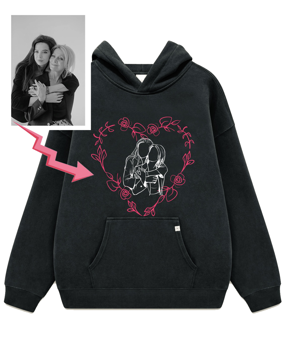 Love Embroidery Soulprint© T-Shirt/Sweatshirt/Hoodie